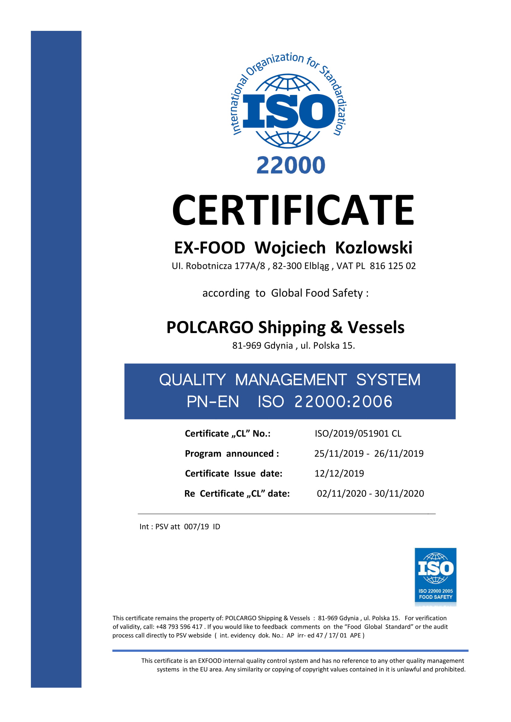 ISO 22 000
